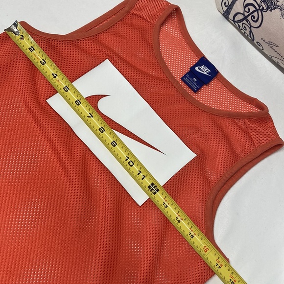 Nike | Orange Net Sleeveless Top Sz XS - Picture 7 of 9